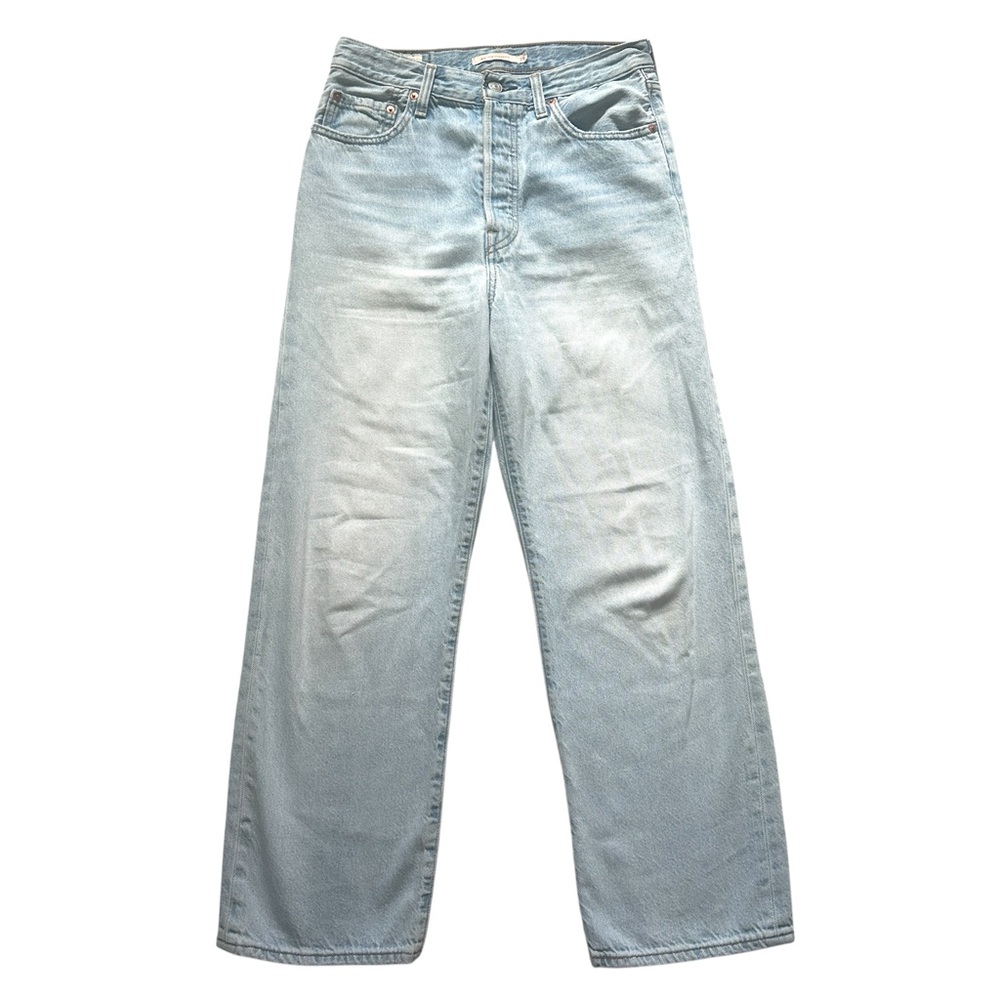 Levi’s Premium High Rise‎ Ribcage Straight Denim Jeans Light Wash Size 28
